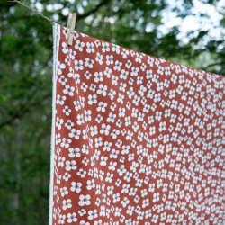Belle Amie, metervara, terrakotta, 150cm