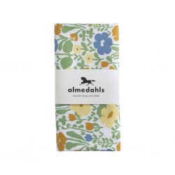 Fauna, vaxduk, gulgrön, 145x220cm