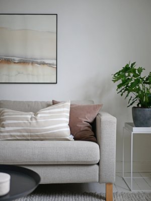 Mambo, kuddfodral, beige, 40x70cm