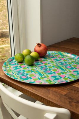 Bows, grön bricka, 45 cm