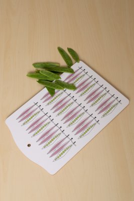 Picknick, uppläggningsbräda, blårosa, 30x20cm