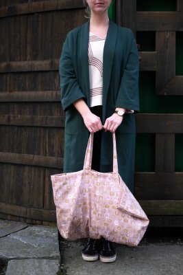 Pomona, tygkasse L, rosagul