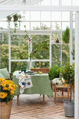 Prickruta, metervara, grön, 150cm