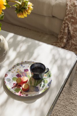 Ailanthus, bricka, ljus multi, 31cm