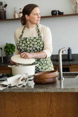 Belle Amie, förkläde, mörkgrön