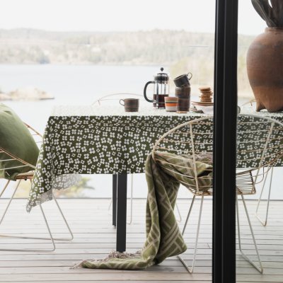 Belle Amie, vaxduk metervara, mörkgrön