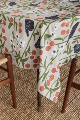 Körsbärsträdgården, metervara, beige, 150cm