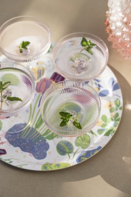 Ailanthus, bricka, ljus multi, 31cm