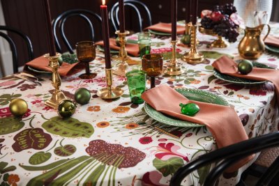 Ailanthus, tyg på metervara, multi, 150cm