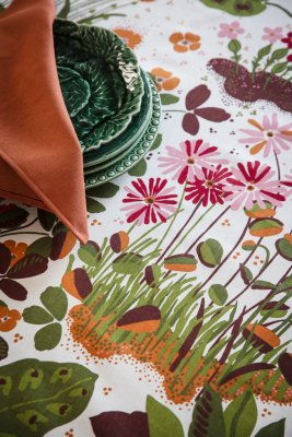 Ailanthus, tyg på metervara, multi, 150cm