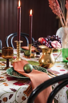 Ailanthus, tyg på metervara, multi, 150cm