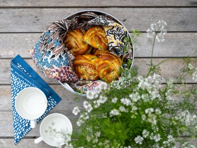 Bows, pappersservett, blå