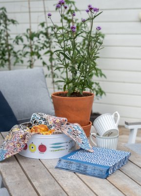 Bows, pappersservett, blå