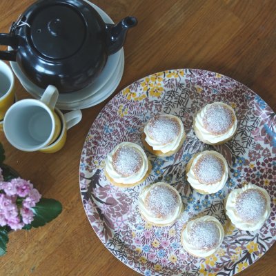 Servering på Botanic Garden, bricka