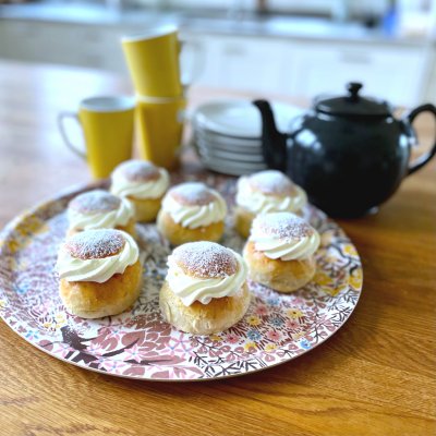 Servering på Botanic Garden, bricka