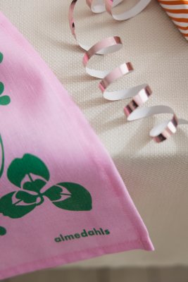 Hurra, hurra, hurra!, kökshandduk, rosa