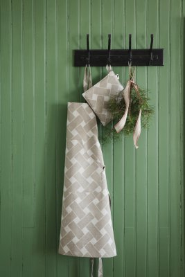 Korg XL upphängd grytlapp och förkläde