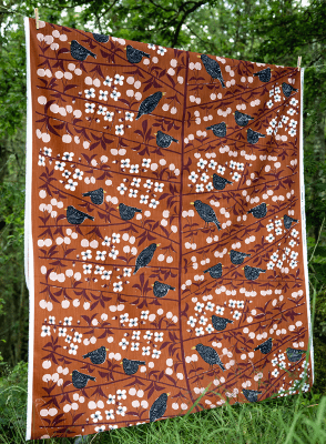 Körsbärsträdgården, metervara, terrakotta, 150cm