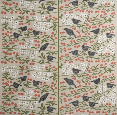 Körsbärsträdgården, duk, beige, 145x250cm