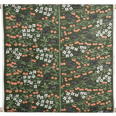 Körsbärsträdgården, metervara, mörkgrön, 150cm