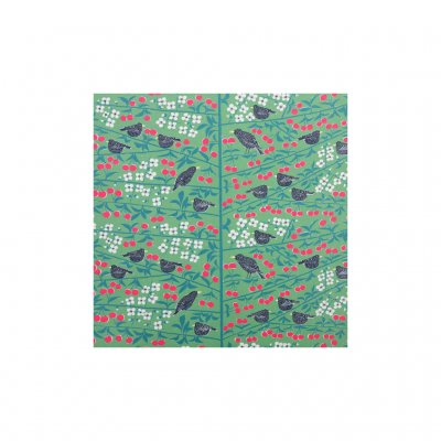 Almedahls Körsbärsträdgården, grön pappersservett