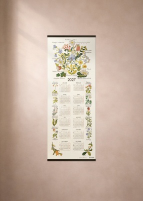 Landskapsblommor, kalender 2027