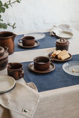 Linne, metervara, natur, 150cm