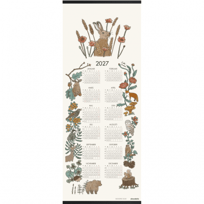Skogens djur, kalender 2027