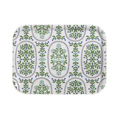 Almedahls Skogsmedaljong, bricka, blågrön