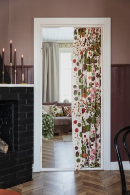 Ailanthus, tyg på metervara, multi, 150cm