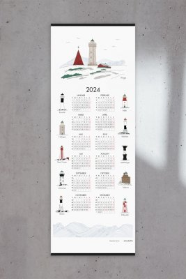 Almedahls Svenska Fyrar, kalender 2024