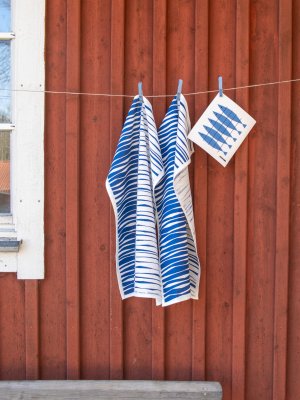 Mambo Kökshandduk Blå