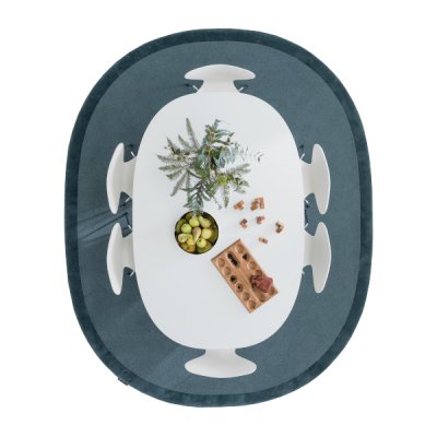 AVGO Superelipse, matta, blå