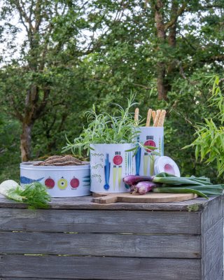 Picknick, rund burk, multi, 250x90 mm