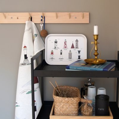 Svenska fyrar, bricka som inredningsdetalj