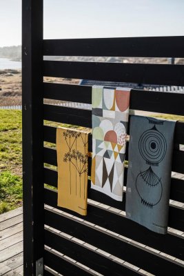 Picknick Elements Kökshandduk Ockra